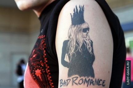 Татуировки в честь Lady GaGa