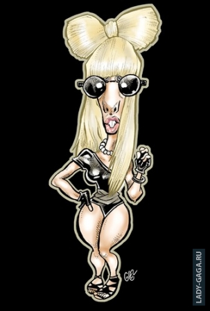 Карикатура на Lady Gaga